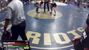 133 lbs Cons. Round 1 - Sean Griffin, Central Catholic Wrestling Clu vs Saul Coranado, Smash Mouth