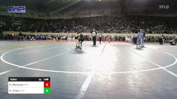 133 lbs Round Of 64 - Aiden Marquez, Pawnee vs Aiden Crisp, Mustang Middle School