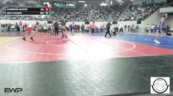128 lbs Consi Of 64 #2 - Kameron Martin, Prague vs Milo Shadid, Bishop McGuinness