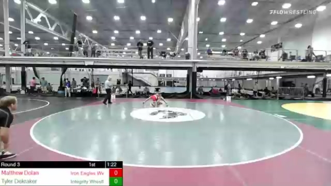 106 lbs Rr Rnd 3 - Matthew Dolan, Iron Eagles Wv vs Tyler Dekraker ...