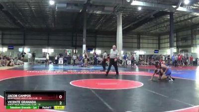 157 lbs Round 1 (4 Team) - Vicente Granada, GREAT NECK WRESTLING CLUB vs Jacob Campos, BEASTWORKS WRESTLING CLUB