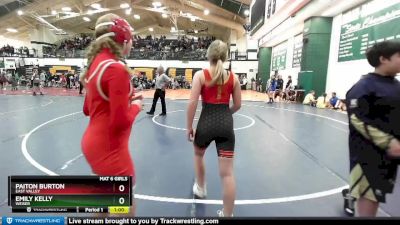 132 lbs Cons. Round 5 - Paiton Burton, East Valley vs Emily Kelly, Weiser