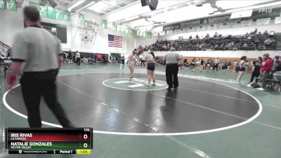 170 lbs Cons. Round 4 - Iris Rivas, La Canada vs Natalie Gonzales, Victor Valley