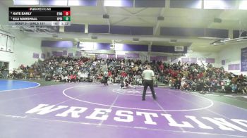 Girls 107 lbs 1st Place Match - Elli Marshall, Hope Girls vs Kate Early, Etna Girls