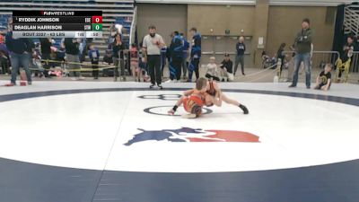 63 lbs Cons. Quarters - Deaglan Harrison, Steller Trained Wrestling vs Ryddik Johnson, Eastern Oregon Elite