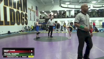 141 lbs 3rd Place Match - Brody Chase, Adrian vs Michael Valerino, Case Western Reserve