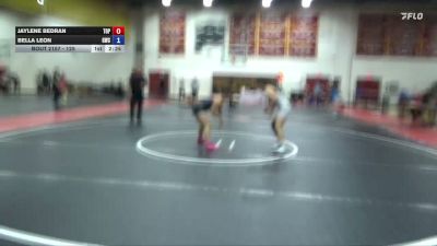 125 lbs 1st Place Match - Bella Leon, GWC/Tigers vs Jaylene Bedran, TOPANGA/BTSLA