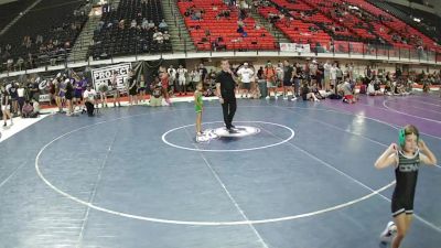 52-58.4 lbs Champ. Round 2 - Carson Huffman vs Lanaia Bal, Hawaii