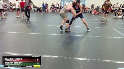 138 lbs Quarterfinal - Jackson Bennett, Citrus Wrestling Club vs Brandon Higgins, Camden Outsiders