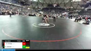 Girls 155 lbs Quarterfinal - Ruby Rodriguez-Rios, Toppenish (Girls) vs Kloe Salazar, Clover Park (Girls)