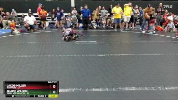 88 lbs Round 7 (8 Team) - Jacob Miller, Scorpions vs Blaise Wilson, Terps Northeast ES