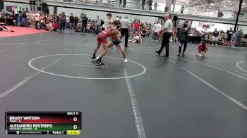 88 lbs Round 4 (6 Team) - Alesandro Restrepo, Vougar`s Honors vs Brady Watson, TNWC