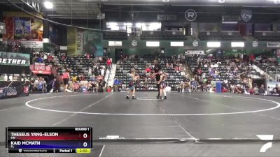 45 lbs Round 1 - Theseus Yang-Elson, MN vs Kaid McMath, FL