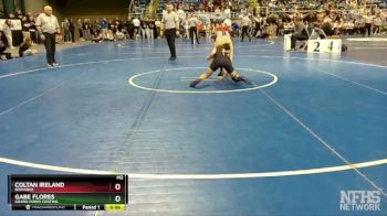 114 lbs Cons. Round 2 - Gabe Flores, Grand Forks Central vs Coltan Ireland, Bismarck