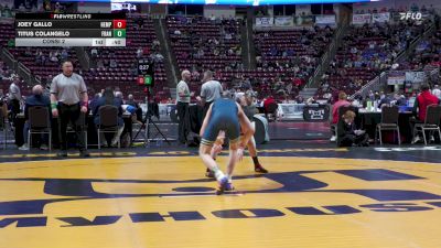 121 lbs Consi 2 - Joey Gallo, Hempfield vs Titus Colangelo, Franklin Regional