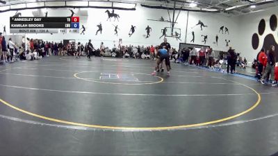 124 A 5th Place Match - Annesley Day, Tiffin University vs Kamilah Brooks, Lindsey Wilson University