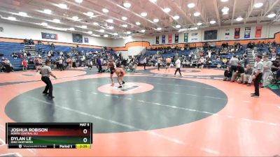 133 lbs Cons. Semi - Dylan Le, Ohio Northern vs Joshua Robison, North Central (IL)