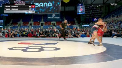 175 lbs Champ. Rd Of 16 - Caden Grenier, MN vs Ladd Holman, UT