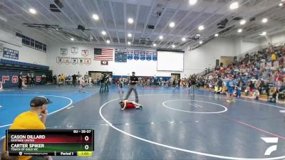 35-37 lbs Round 5 - Carter Spiker, Touch Of Gold WC vs Cason Dillard, Eastside United