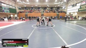 144 lbs Semifinal - Jack Malinconico, Poway vs Landon Nelms, Carlsbad