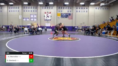 285 lbs Cons. Round 3 - Allen Reynolds, Fairview vs Spencer Dowland, Athens