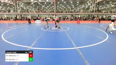 145A lbs Quarterfinal - Will Sakoutis, Christian Brothers Academy vs Mason Horwat, Tdwc