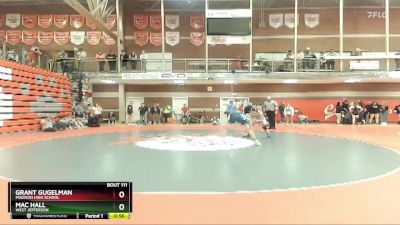 152 lbs Cons. Round 2 - Mac Hall, West Jefferson vs Grant Gugelman, Madison High School