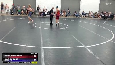 136 lbs Round 3 (8 Team) - Lincoln Hinchman, Indiana vs Joaquin Salas, Georgia