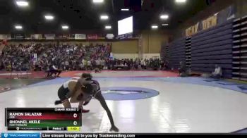 126 lbs Champ. Round 2 - Rhonnel Akele, Fort Morgan vs Ramon Salazar, Erie