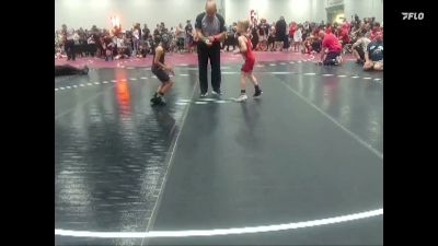 53 lbs Round 1 (6 Team) - Cole Hahn, Backyard Brawlers Gold vs Hunter Vaughn, Top Rank