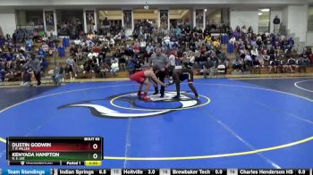 197 lbs Champ. Round 1 - Dustin Godwin, T. R. Miller vs Kenyada Hampton, R. E. Lee