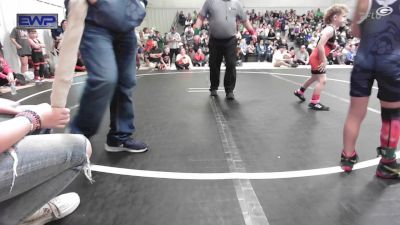55 lbs Semifinal - Kord Earnhart, Roland Youth League Wrestling vs Cash Laferr, Greenwood Wrestling Academy