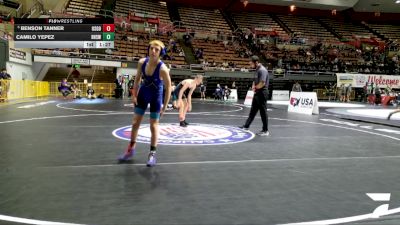 Cadet Boys Lower - 106 lbs Cons. Round 3 - Cooper Hayden, La Costa Canyon High School Wrestling vs Landon Quirk, Beat The Streets - Los Angeles