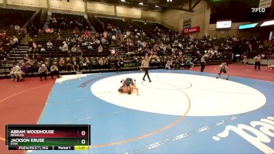 123 lbs Cons. Round 2 - Jackson Kruse, Utah vs Abram Woodhouse, Ridgeline
