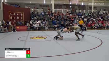 Consolation - Elijah Ellis, St. Mark's School Of Texas vs Derek Schmaeling, The Hill School