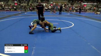 100 lbs Consolation - Anakin Deppe, Daniel Cormier Wrestling vs Kameryn Newton, CVBJJ