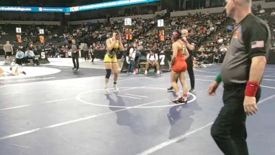 140 lbs 5th Place - Lillian Zediker, Etiwanda (SS) vs Gianna Lopez, Peninsula (SS)