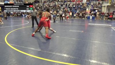 215 lbs R-32 - Marquez Gordon, Bishop McCort vs Rock Shurette, Baylor-TN