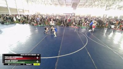 83 lbs Cons. Round 3 - River Knight, Sanderson Wrestling Academy vs Taylor Horrocks, Uintah Wrestling