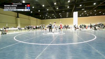 165 lbs Cons. Round 2 - Maxwell Brooks, OK vs Colten McGuire, MO
