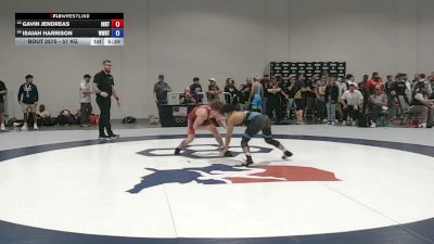 57 kg Cons. Sub-rd Of 16 - Gavin Jendreas, Indiana RTC vs Isaiah Harrison, Wyoming Wrestling Reg Training Ctr