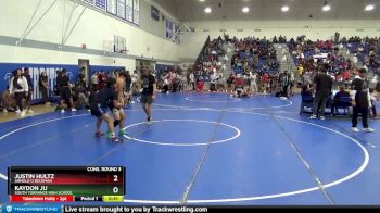 152 lbs Cons. Round 3 - Justin Hultz, Arnold O Beckman vs Kaydon Ju, South Torrance High School