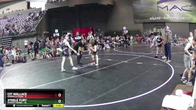 112 lbs Round 3 (4 Team) - Cit Wallace, Kansas Python vs Steele Fury, Kansas Mamba