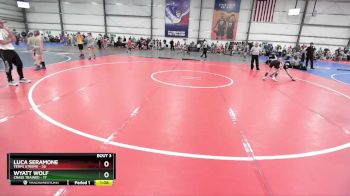 80 lbs Rd# 4- 2:00pm Friday Final Pool - Wyatt Wolf, Crass Trained vs Luca Seramone, Terps Xtreme