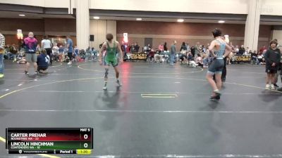 125 lbs Round 4 (6 Team) - Carter Prehar, Roundtree WA vs Lincoln Hinchman, Contenders WA