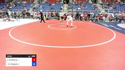 157 lbs Cons 32 #1 - Jared Goldberg, OH vs Gabriel Delgado, NV