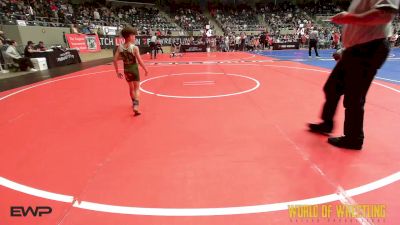 52 lbs Round Of 16 - Kade Jefferson, Blackhawk vs Cruz Saldana, Unaffiliated