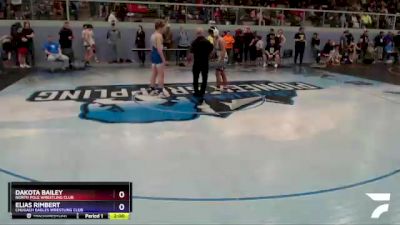 152 lbs Round 2 - Dakota Bailey, North Pole Wrestling Club vs Elias Rimbert, Chugach Eagles Wrestling Club