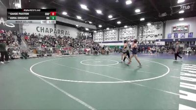 132 lbs Quarterfinal - Ezra Orozco, Murrieta Mesa vs Gaige Paxton, Chaparral