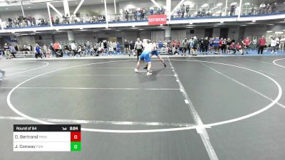 184 lbs Round Of 64 - David Bertrand, Presbyterian College vs James Conway, F&m